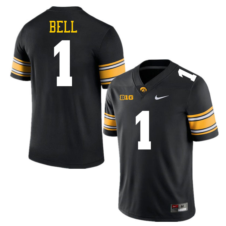 CJ Bell Iowa Jersey,University Of Iowa Hawkeyes Fotoball Uniforms,Jersey,Gears-Black